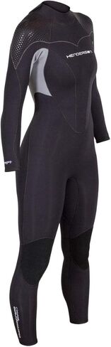 Henderson Women's Thermoprene Pro Wetsuit 5mm Back Zip Fullsuit Black in Kuwait