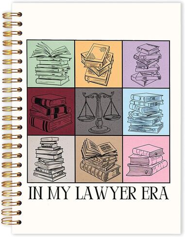 in My Lawyer Era Spiral Notebook 5.5x8.3, Lawyer Gifts for Women Men Journal for Writing, Attorney Gifts Notebook Journal for Note Taking, Law Office School Supplies in Saudi Arabia