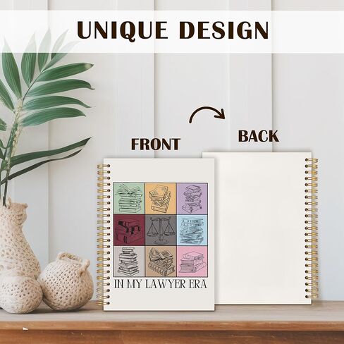 in My Lawyer Era Spiral Notebook 5.5x8.3, Lawyer Gifts for Women Men Journal for Writing, Attorney Gifts Notebook Journal for Note Taking, Law Office School Supplies in Saudi Arabia
