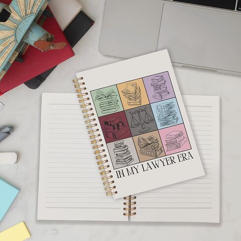 in My Lawyer Era Spiral Notebook 5.5x8.3, Lawyer Gifts for Women Men Journal for Writing, Attorney Gifts Notebook Journal for Note Taking, Law Office School Supplies in Saudi Arabia