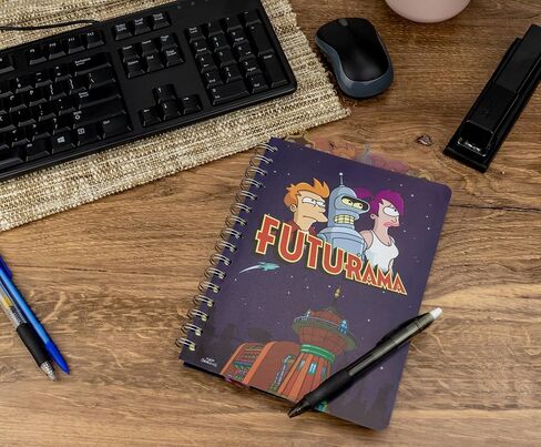 فوتثرما 6-Tab Spiral Notebook | مجلة المفكرة، ورق القرطاسية | 5 × 8 بوصة in Saudi Arabia