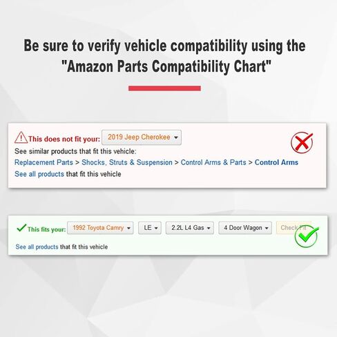 cciyu K5103 Front Lower Ball Joint Compatible Fit For Buick Apollo For Chevy Camaro Chevelle El Camino For Malibu Monte Carlo Nova For GMC Sprint For Oldsmobile Cutlass Supreme For Pontiac Grand Prix in Saudi Arabia