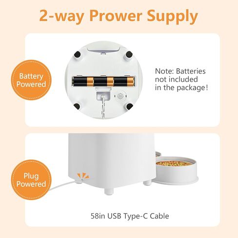 Pet Feeder and Water Dispenser, Automatic Gravity Flow, 3L, for Cats and Small Dogs in Saudi Arabia