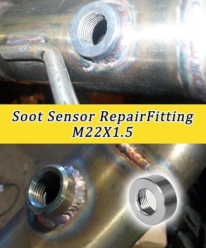 2Pcs M22 x 1.5 Soot Sensor Repair Fitting(Stainless Material) Compatible With Diesel PM/Particulate/Soot Sensor Repair Fitting/Mount/Weld Bung in Saudi Arabia