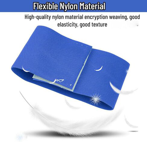 V GEBY Captain Armband، نايلون فريق رياضي لكرة القدم شارات قابلة للتعديل لكرة القدم كرة السلة لاعب العصابات للشباب البالغين (الأزرق) in Kuwait