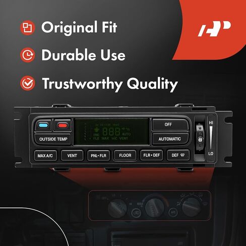 A-Premium Heater Climate Control Panel Module Compatible with Ford F-150 F150 1997-2003 - Without Rear Window Defogger in Saudi Arabia