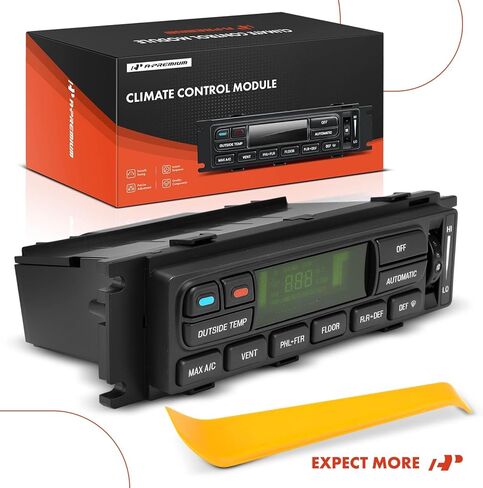 A-Premium Heater Climate Control Panel Module Compatible with Ford F-150 F150 1997-2003 - Without Rear Window Defogger in Saudi Arabia