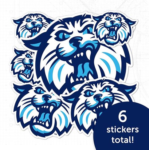 ملصقات ملصقات جامعة صبار الصحراء فيلانوفا القطط البرية شارات الفينيل زجاجة مياه للكمبيوتر المحمول سجل قصاصات السيارة T3 (النوع 3-1) in Kuwait