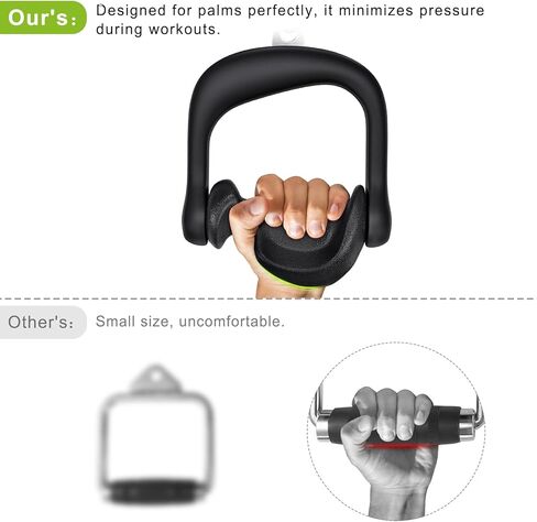SELEWARE 20" Multi-Grip Lat Pull Down Bar – Durable Alloy Steel, Ergonomic Grip, Versatile Cable Machine Attachment for Versatile Muscle Training in Kuwait