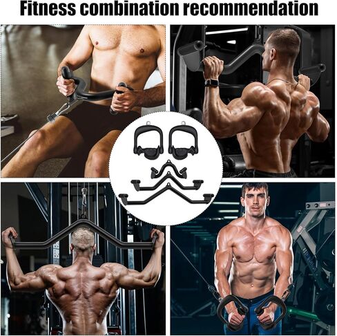 SELEWARE 20" Multi-Grip Lat Pull Down Bar – Durable Alloy Steel, Ergonomic Grip, Versatile Cable Machine Attachment for Versatile Muscle Training in Kuwait