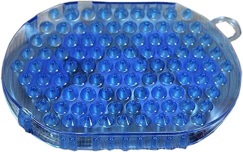 Tough-1 Rubber Jelly Massage Mitt Blue in Kuwait