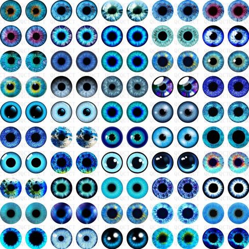 100Pcs Glass Eyes for Embellishments DIY Sewing Dolls Crafts Accessories Cat Eye Dinosaur Eye in Saudi Arabia