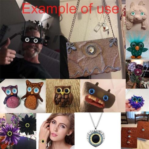 100Pcs Glass Eyes for Embellishments DIY Sewing Dolls Crafts Accessories Cat Eye Dinosaur Eye in Saudi Arabia