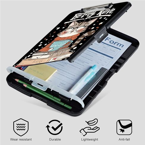 DEGDFSGR حافظة بلاستيكية مع تخزين وملاحظات لاصقة، حافظة ذات سعة كبيرة مع حامل قلم، لوحة كتابة لطيفة بمشبك للتمريض، حافظة حافظة سوداء، علم أمريكي عتيق in Saudi Arabia