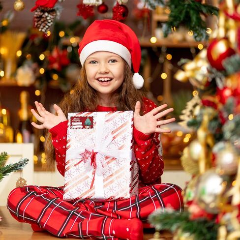 750 PCS Christmas Gift Tags - 2.95 x 1.97 in Gift Tags for Christmas Presents, Xmas Gift Name Tags Stickers Decorations for Women Men, Holiday Wrapping Paper Labels for Gifts in Saudi Arabia