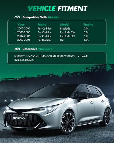 SCITOO Starters SFD0028 3221 323-525 fit for Crown Victoria for Lincoln Town Car for Mercury Grand Marquis 1992-2011 4.6L in Kuwait