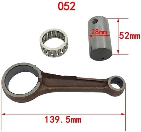 Motorcycle Crankshaft Connecting Rod Fit For GN125 DR125 GZ125 EN125 GS125 Con With Needle Bearing(052) in Saudi Arabia
