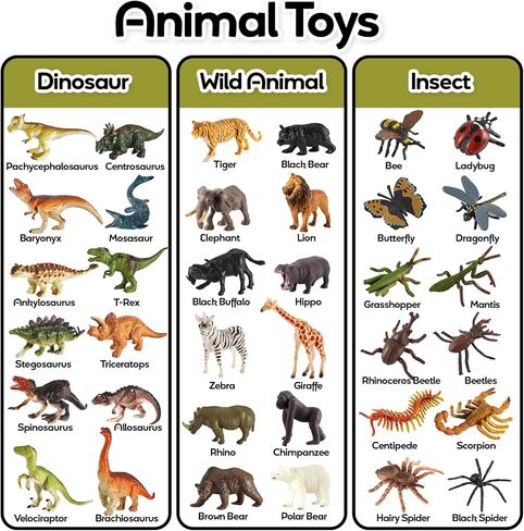 36 حزمة من تماثيل الحيوانات، ألعاب حيوانات المحيط، أشكال مخلوقات بحرية صغيرة بلاستيكية، ألعاب ديناصور للأطفال من سن 3 إلى 5 سنوات، مجموعة ألعاب الغابة حيوانات حديقة الحيوان، هدية لحفلة تزيين الكيك للأطفال الصغار in Kuwait