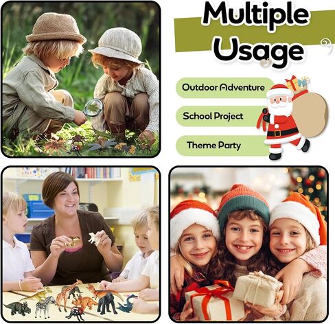 36 حزمة من تماثيل الحيوانات، ألعاب حيوانات المحيط، أشكال مخلوقات بحرية صغيرة بلاستيكية، ألعاب ديناصور للأطفال من سن 3 إلى 5 سنوات، مجموعة ألعاب الغابة حيوانات حديقة الحيوان، هدية لحفلة تزيين الكيك للأطفال الصغار in Kuwait