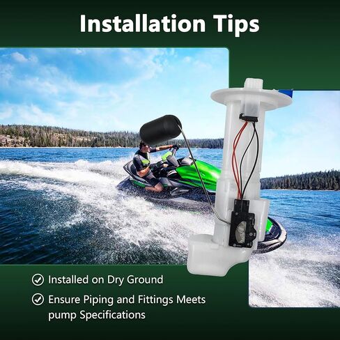 مجموعة مضخة الوقود لـ Kawasaki Jet Ski SX-R 2017-2025 تحل محل OE #49040-0757 in Kuwait