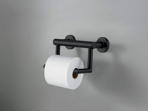 Delta Faucet 41550-CZ Contemporary Wall Mounted Pivot Arm Toilet Paper Holder with Assist Bar in Champagne Bronze in Saudi Arabia
