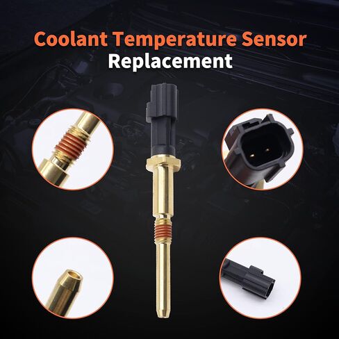 HiSport Cylinder Head Temperature Sensor - Compatible with Ford C-Max Escape Focus Mercury Mariner Milan Replaces 1S7F6G004AB 1S7Z6G004AA in Saudi Arabia
