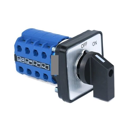 SZW26/LW26-20 4 Pole 20A 660V ON-Off 2 Gear Power Knob Controller Rotary Cam Switch 64mm Panel in Saudi Arabia