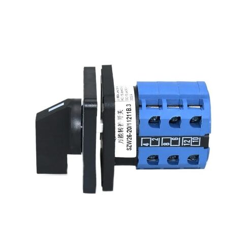 SZW26/LW26-20 Ui 660V 20A 1-2-3-4-5 3 المرحلة 12 محطات 5 موقف الروتاري كام التبديل 48X48 ملم لوحة in Saudi Arabia