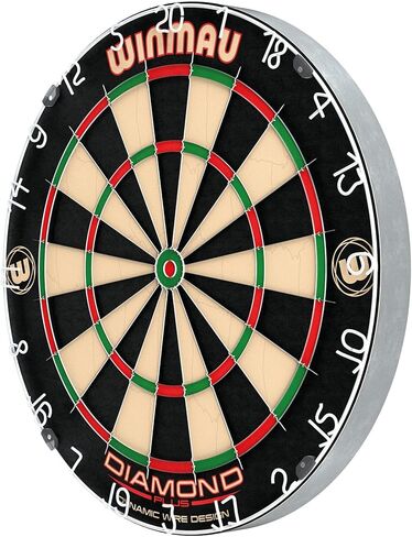 Winmau Professional Darts Set (Cabinet, Diamond Plus Dartboard and 6 Darts) in Saudi Arabia