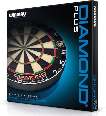 Winmau Professional Darts Set (Cabinet, Diamond Plus Dartboard and 6 Darts) in Saudi Arabia