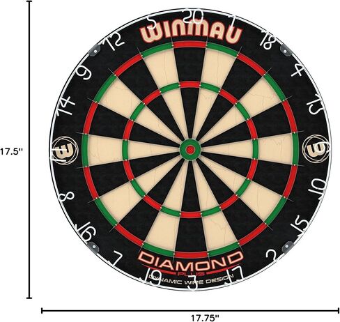 Winmau Professional Darts Set (Cabinet, Diamond Plus Dartboard and 6 Darts) in Saudi Arabia