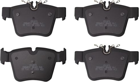 Front and Rear Brake Pad Set Ceramic Hardware Compatible with 2016 Mercedes-Benz GLC300 C450 AMG 2017-2018 GLC300 GLC43 AMG C43 AMG in Saudi Arabia