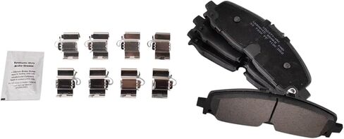 Front and Rear Brake Pad Set Ceramic Hardware Compatible with 2021 Chevrolet Colorado 2021 GMC Canyon in Saudi Arabia