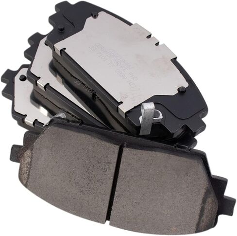Front and Rear Brake Pad Set Ceramic Hardware Compatible with 2019-2021 Mazda 3 in Saudi Arabia