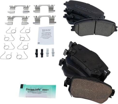 Front and Rear Brake Pad Set Ceramic Compatible with 2018-2020 Nissan Rogue 2019-2021 Rogue Sport in Saudi Arabia