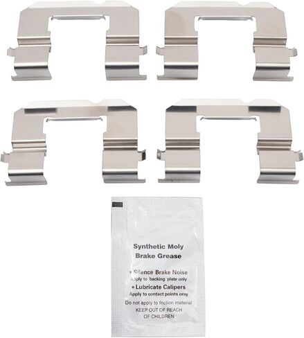 Front and Rear Brake Pad Set Ceramic Hardware Compatible with 2020-2021 Buick Encore GX in Saudi Arabia