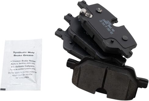 Front and Rear Brake Pad Set Ceramic Hardware Compatible with 2020-2021 Buick Encore GX in Saudi Arabia