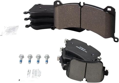 Front and Rear Brake Pad Set Ceramic Hardware Compatible with 2019 Audi e-tron Quattro in Saudi Arabia