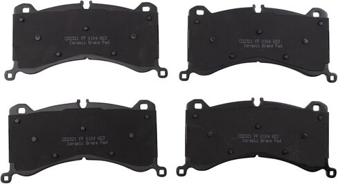 Front and Rear Brake Pad Set Ceramic Hardware Compatible with 2019 Audi e-tron Quattro in Saudi Arabia