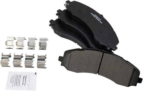 Front and Rear Brake Pad Set Ceramic Hardware Compatible with 2019-2022 Ram 3500 in Saudi Arabia