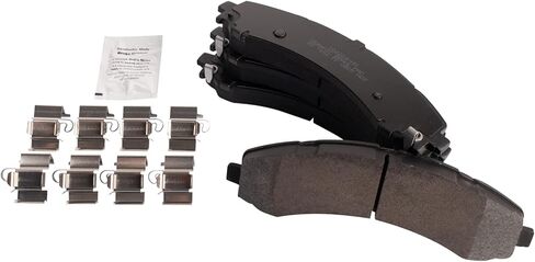 Front and Rear Brake Pad Set Ceramic Hardware Compatible with 2019-2022 Ram 3500 in Saudi Arabia