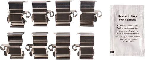 Front and Rear Brake Pad Set Ceramic Hardware Compatible with 2019-2022 Ram 3500 in Saudi Arabia