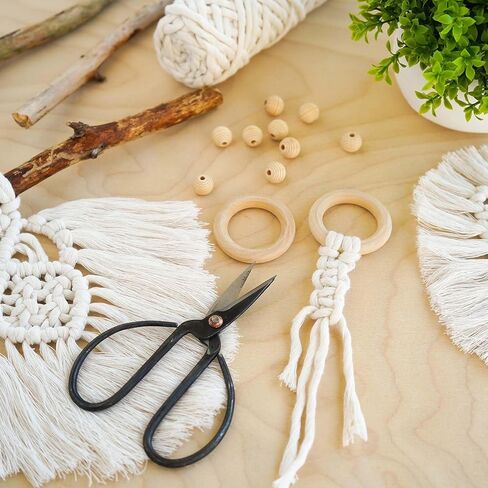 PATIKIL 50mm Natural Wooden Rings, 30 Pack Wood Ring Round Linking Rings Wood Loop Circle for Craft DIY Jewelry Making Macrame, Orange in Saudi Arabia