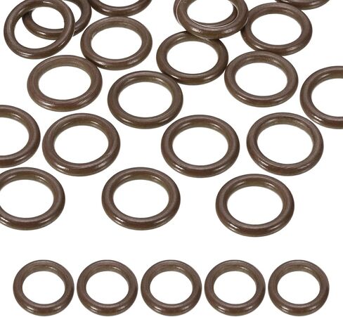 PATIKIL 50mm Natural Wooden Rings, 30 Pack Wood Ring Round Linking Rings Wood Loop Circle for Craft DIY Jewelry Making Macrame, Orange in Saudi Arabia