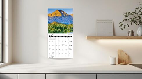 تقويم المتنزهات الوطنية 2026 - صور المتنزهات والغابات الوطنية الأمريكية - 12 × 12 بوصة - تقويم الحائط - مطبعة سيلفر كريك in Kuwait