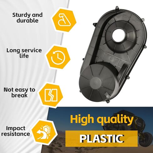 غطاء القابض الخارجي ECOTRIC متوافق مع 2015-2023 Polaris RZR XP 4 1000 900 EPS General S لاستبدال 2635611 من البلاستيك الأسود in Saudi Arabia