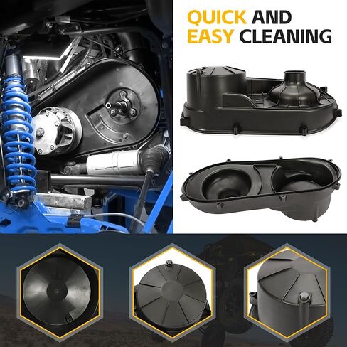غطاء القابض الخارجي ECOTRIC متوافق مع 2015-2023 Polaris RZR XP 4 1000 900 EPS General S لاستبدال 2635611 من البلاستيك الأسود in Saudi Arabia