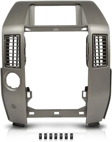 ANDPLAY Front Center Dash Radio Vent Bezel Trim Compatible with Infiniti QX56 2004 2005 2006 2007 Gray in Saudi Arabia