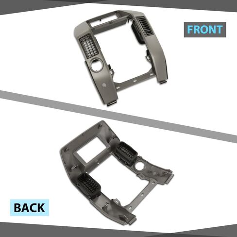 ANDPLAY Front Center Dash Radio Vent Bezel Trim Compatible with Infiniti QX56 2004 2005 2006 2007 Gray in Saudi Arabia