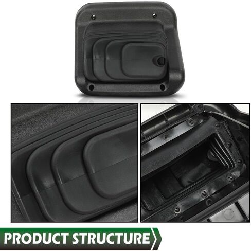 LQI 4x4 Transfer Case Manual Shifter Boot Compatible with Ford F250 F350 Super Duty 1999-2007 5.4L 6.0L F81Z7277BC, F81Z-7277-BC Black 1pc in Saudi Arabia